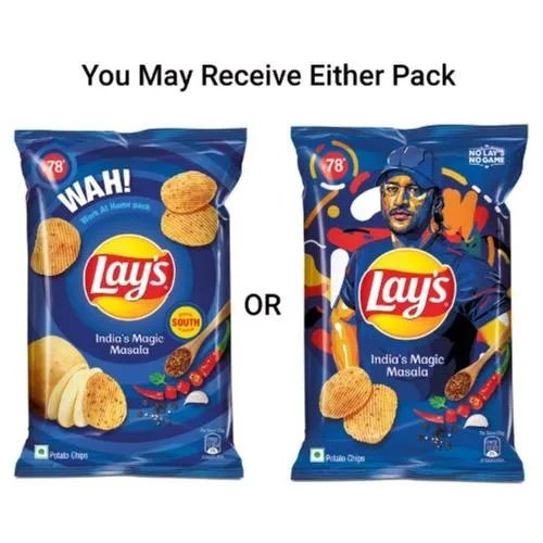 Lay's India's Masala Magic Potato Chips, 190 g j