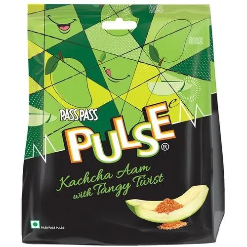 Pulse Kachcha Aam Candy - With Tangy Twist, Hard-Boiled, 190 g Mono Carton j